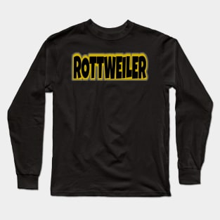 Rottweiler hat design Long Sleeve T-Shirt